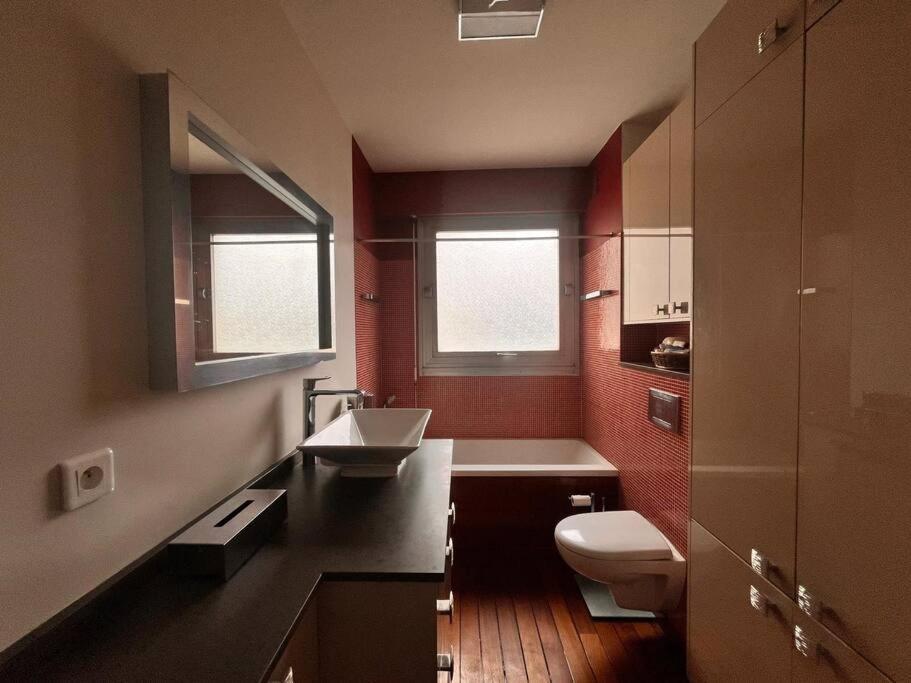 Апартаменты 16Eme - Pres Trocadero, Quartier Prestigieux Париж Экстерьер фото